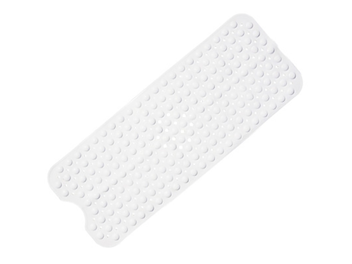 Tapete de Banheiro Antiderrapante e Impermeável , Tapete para Uso Doméstico, Material de Pvc. MDUG (branco)