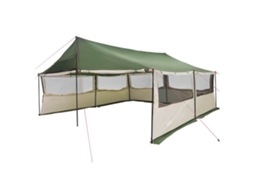 Vidaxl Barraca Familiar Verde 600 X 400 X 268 Cm Poliéster E Aço
