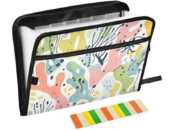 Pasta Material De Escritório, 13 Bolsos, Tamanho A4, Formato Carta Com Fecho De Zíper, Materiais De Escritório