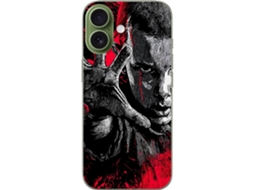 Capa Para Celular Compatível Com Apple Iphone 17 Eleven De Stranger Things Em Ilustração De Terror Em Vermelho Escuro E Preto.