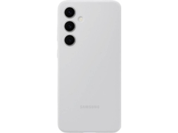 Capa Silicone Samsung Galaxy S24 FE (Cinzento)