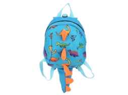 Mali mochila de Dinossauro Infantil Menino Menina Pré escola Cartoon Bag Azul