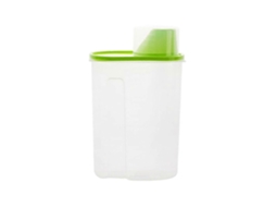 Recipiente Hermético, Em Plástico, Com Copo Medidor, Com Bico Dosador, Transparente, Para Arroz