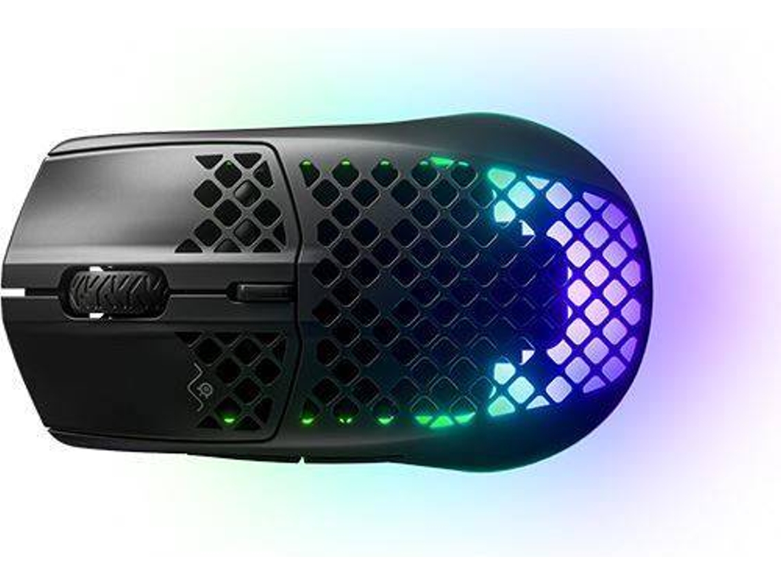 Rato Gaming STEELSERIES Aerox 3 2022 (Wireless - 18000 dpi - Preto)