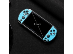 Console De Videogame 5.1 Áudio Player De Vídeo Console De Videogame Portátil Tela Hd X7 Plus Ly Ebike