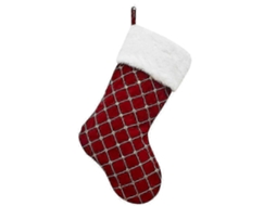 Meias De Natal Penduradas, Saco De Presente Para Meias De Natal, Decorações De Festa De Natal, Vermelho Olysi Shop