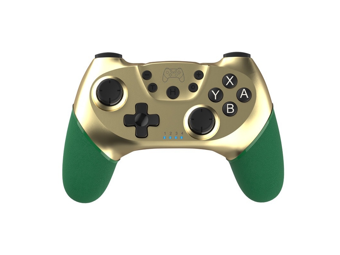 Comando para Nintendo Switch Pro Bluetooth Sem Fios (dourado)