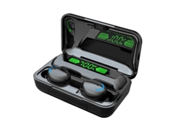 Phones De Ouvido Sem Fio Bluetooth F9 5c Tws À Prova Dágua Com Display Digital E Estojo De Carregamento De Grande Capacidade Vayotoy