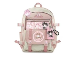 Mochila Escolar Sanrio Kuromi Pompompurin My Melody, Nova, Grande, Com Estampa De Desenho Animado, Fofa, Modelo 4, 41 Cm X 31 13 C Aquaforge