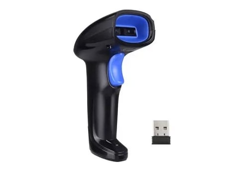 Leitor de código de barras portátil Tc Bc2d 14w 1d/2d Cmos preto, azul Tecno