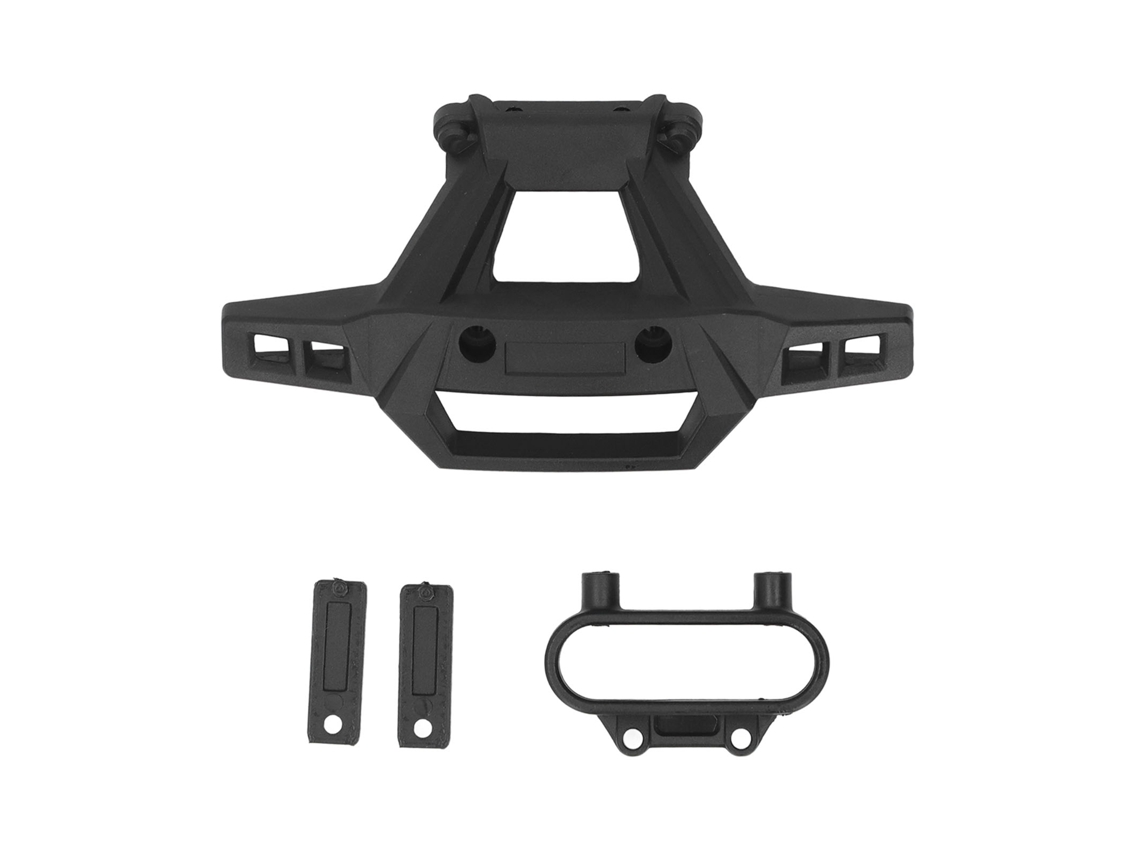 Mali parachoque Dianteiro para Carro Rc 1/16 Conjunto Acessórios Scy 16101 16102 Preto Pa