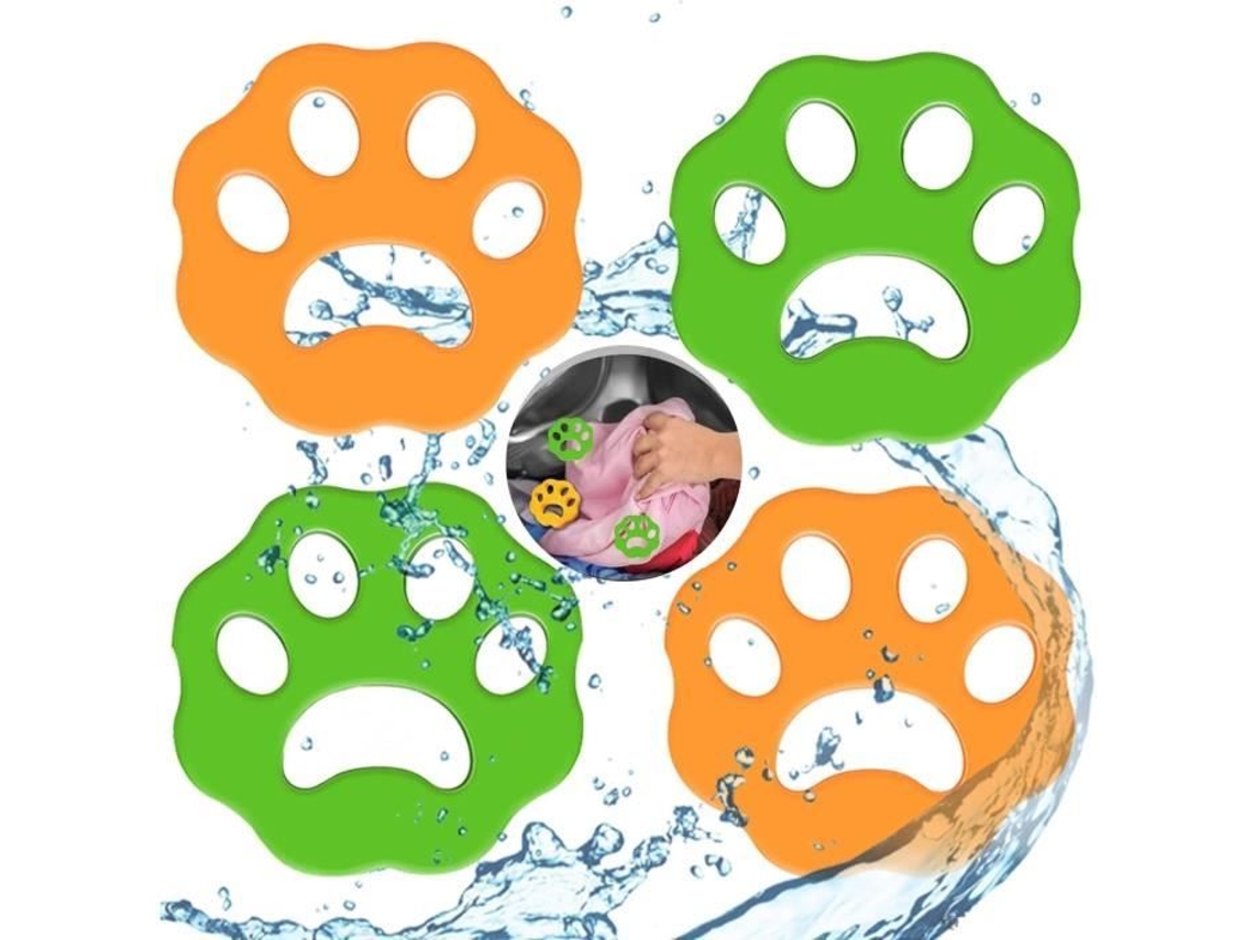 Filtro anti-pêlos para máquina de lavar - ZHUODIKE - 4 peças - Reutilizável - Para animais de estimação ZHUODIKE