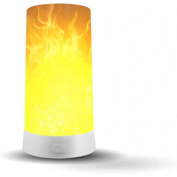 Luminária Led em Formato de Chama, Recarregável Via Usb, À Prova D'água BRILVIBERA