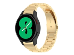 Pulseira De Relógio De Metal De Aço Inoxidável Com Três Contas