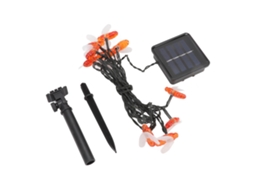2026 cinta de Luces Solares Led em Forma de Abelha Impermeável, 10 Luzes, Decoração de Natal, Lâmpada Anti insetos