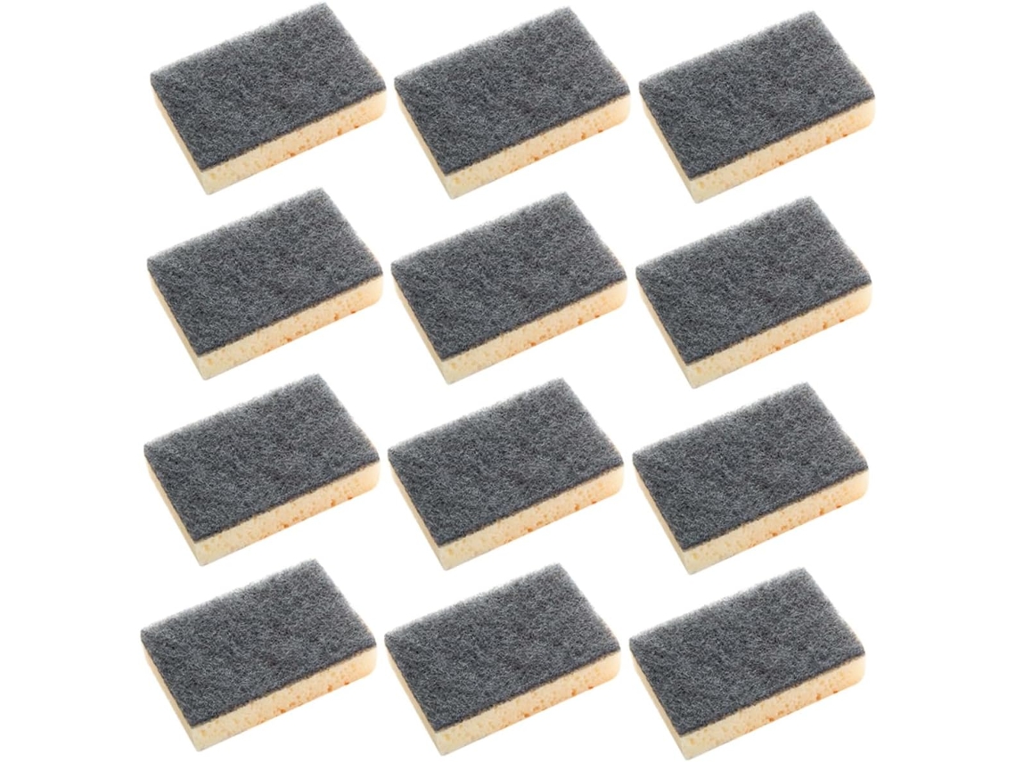Conjunto De 24 Esponjas De Limpeza Para Panelas E Frigideiras