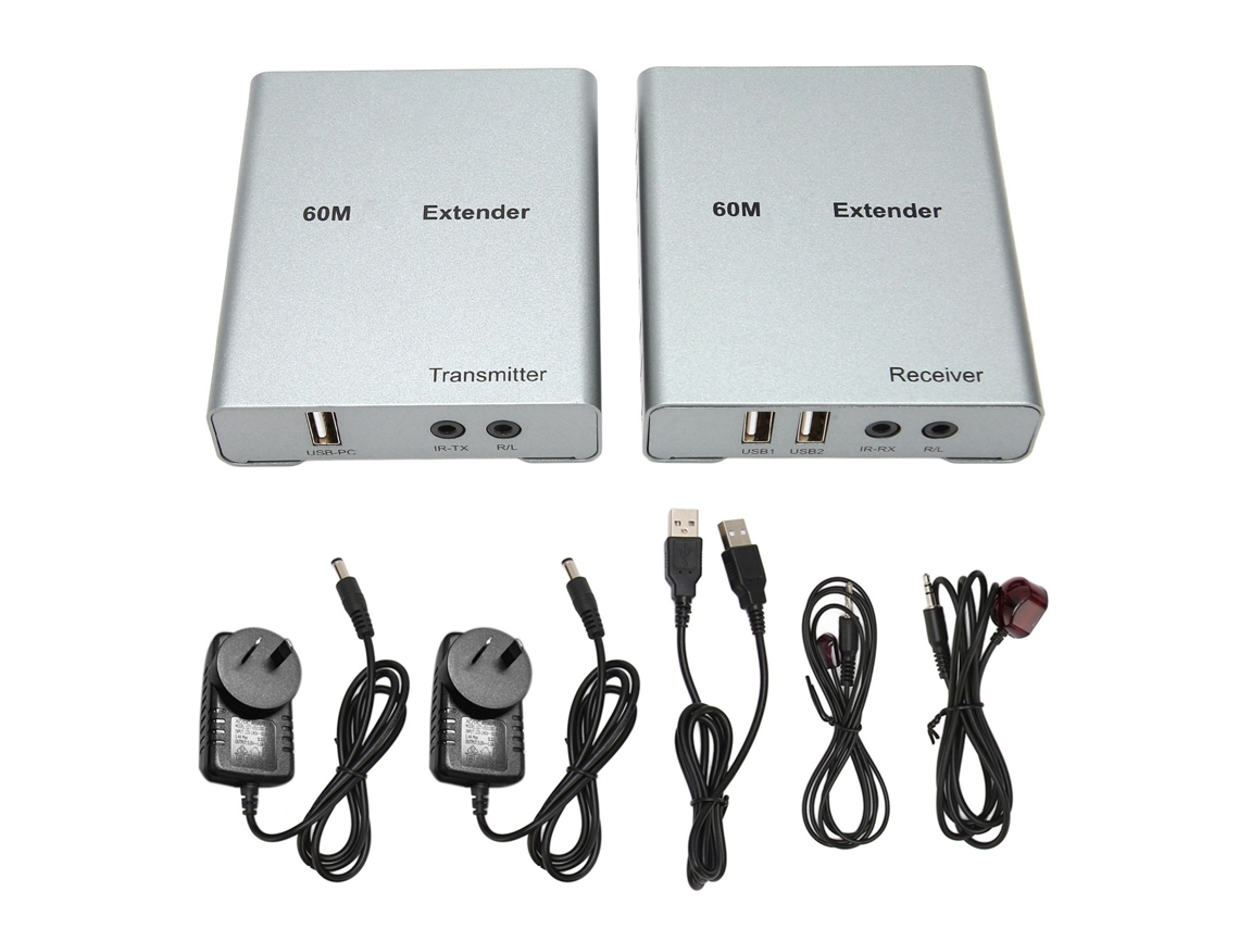 Extensor Hdmi Kvm Usb LAXISCREED 1080p 60m Cat5e/6