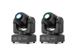 Cabeã§a Mã³vel, 60w Led, Controle Dmx, Zq02100 2pcs, Plugue Eu Oem