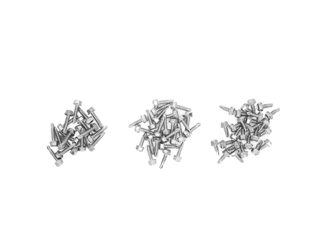 Parafusos Autotapantes 304 Aço Inoxidável (150pcs)