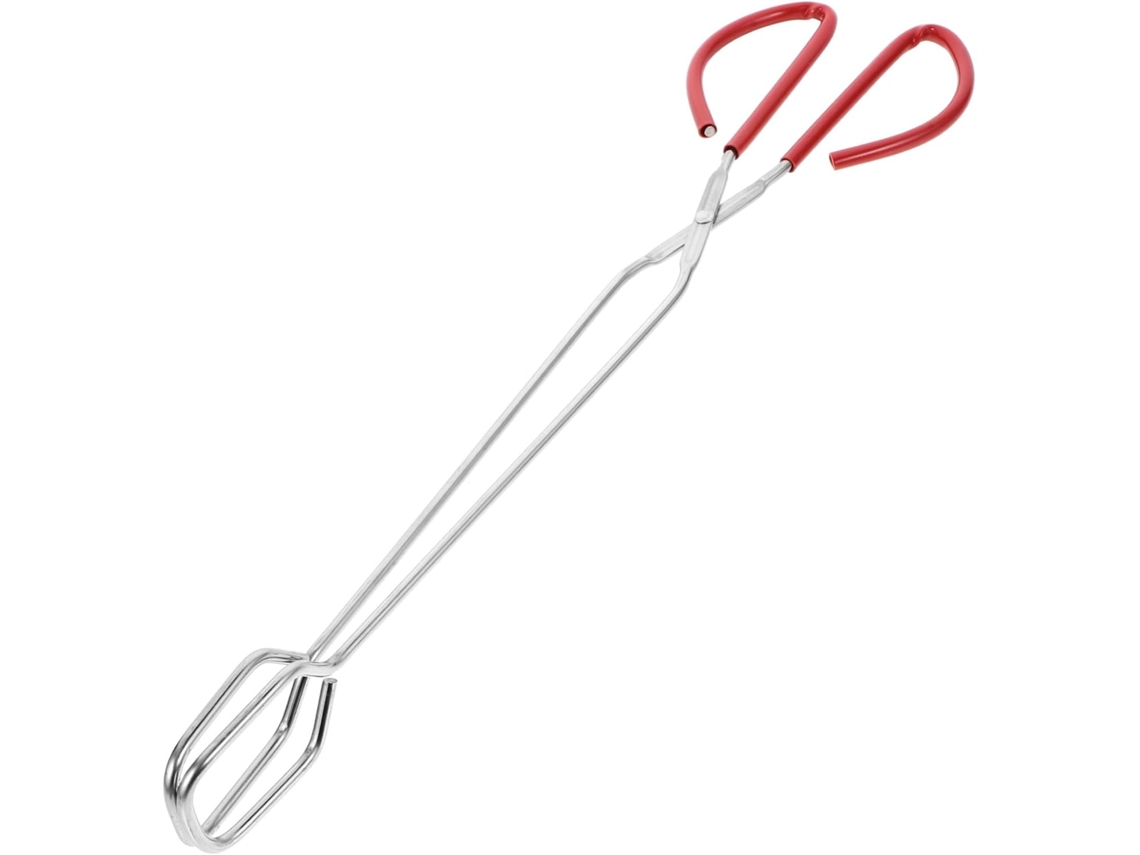 Pinça Para Churrasco Alongada Em Aço Inoxidável, Com Clipe Para Evitar Queimaduras, Acessório De Cozinha Multifuncional