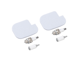 Kit de manutenção para motosserras: filtro de ar, combustível e vela de ignição para McCulloch CS360T, CHABERLU (2 unidades)
