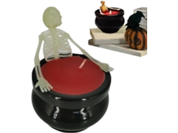 Vela G Tica Velas Arom Ticas de Esqueleto para o Halloween Decora Es Luminosas Est Longa Dura Lareira Casa Campo Reas VAYOTOY