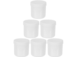 Conjunto De 6 Recipientes Herméticos Para Grãos Sosoport 500ml, Em Hdpe, Com Boca Larga, Ideais Para Armazenamento De