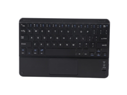 Aetheria teclado Bluetooth com Touchpad Ultra Slim para Laptop, 9 Polegadas, Bateria de Longa Duração