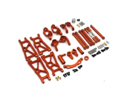 Conjunto de Acessórios de Upgrade em Titânio para o Braço Oscilante e Copo de Direção do Automóvel Rc Zd Racing Dbx 10 1/10. MDUG