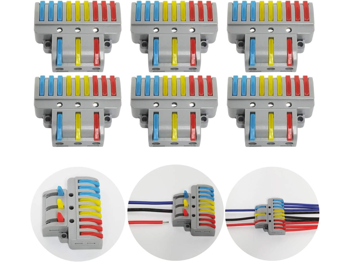 Mini Conector De Fio Rápido, Conector De Cabo De Fiação Universa