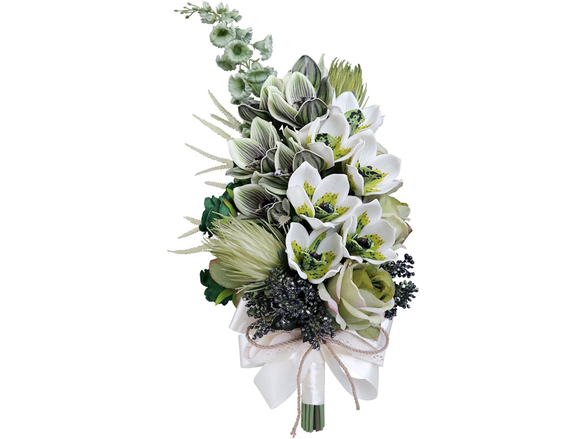 Flores Artificiais Para Casamento, Buquês De Noiva, Buquê De Casamento Para A Noiva
