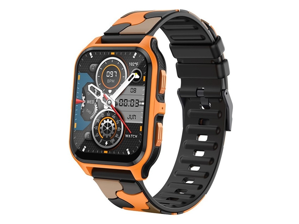 Smartwatch: Tela De 1,83 Polegadas, Camuflagem L8