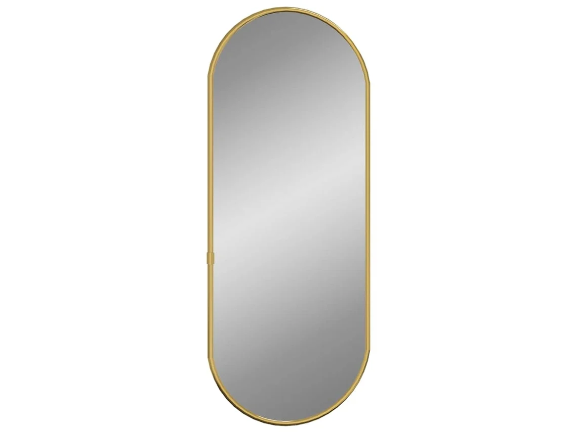 Conjunto 1 Espelho De Parede Vidaxl Ouro Vidro (60 X 25 X 60 Cm)