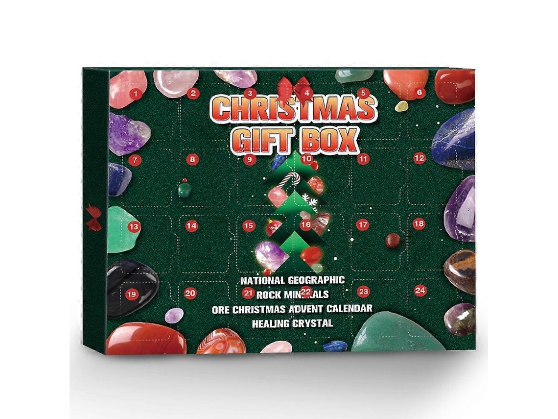Calendário Do Advento Com 24 Compartimentos E Pedras Cristalinas