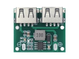 Módulo de Carga Buck Dc dc com Saída Usb Dupla 9v 12v 24v para 5.2v 3a Regulador de Carga