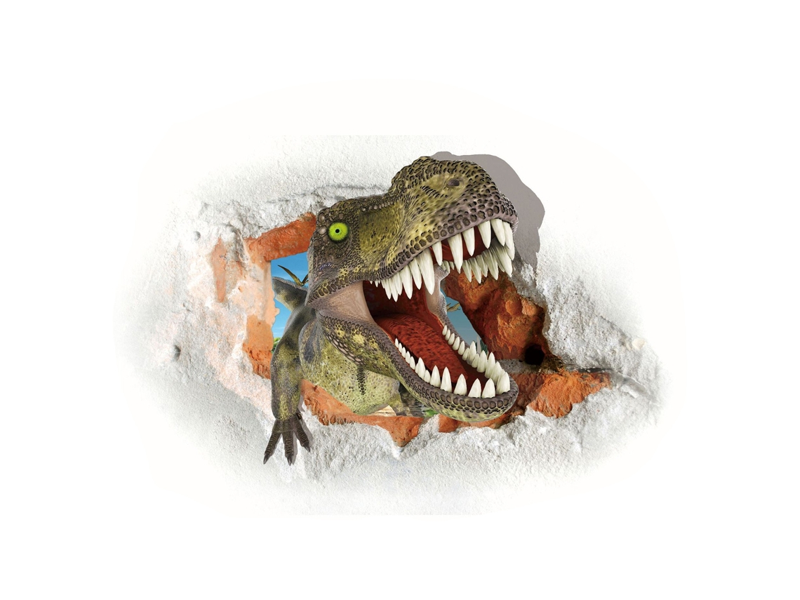 NEVEANCE Transforme Seu Espaço Com Nosso Adesivo De Parede De Dinossauro 3d Explosivo, Pvc Com Proteção Ambiental, À Prova Dágua, Presente Perfeito Para Crian