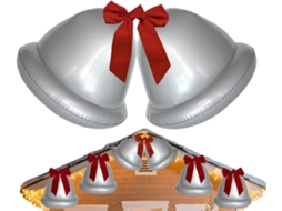 Bola De Natal Inflável - Decoração Festiva De Natal |