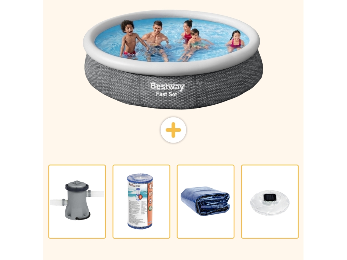 Bestway Piscina Bestway Fast Set Redonda - 366x76 Cm - 5-peças S275