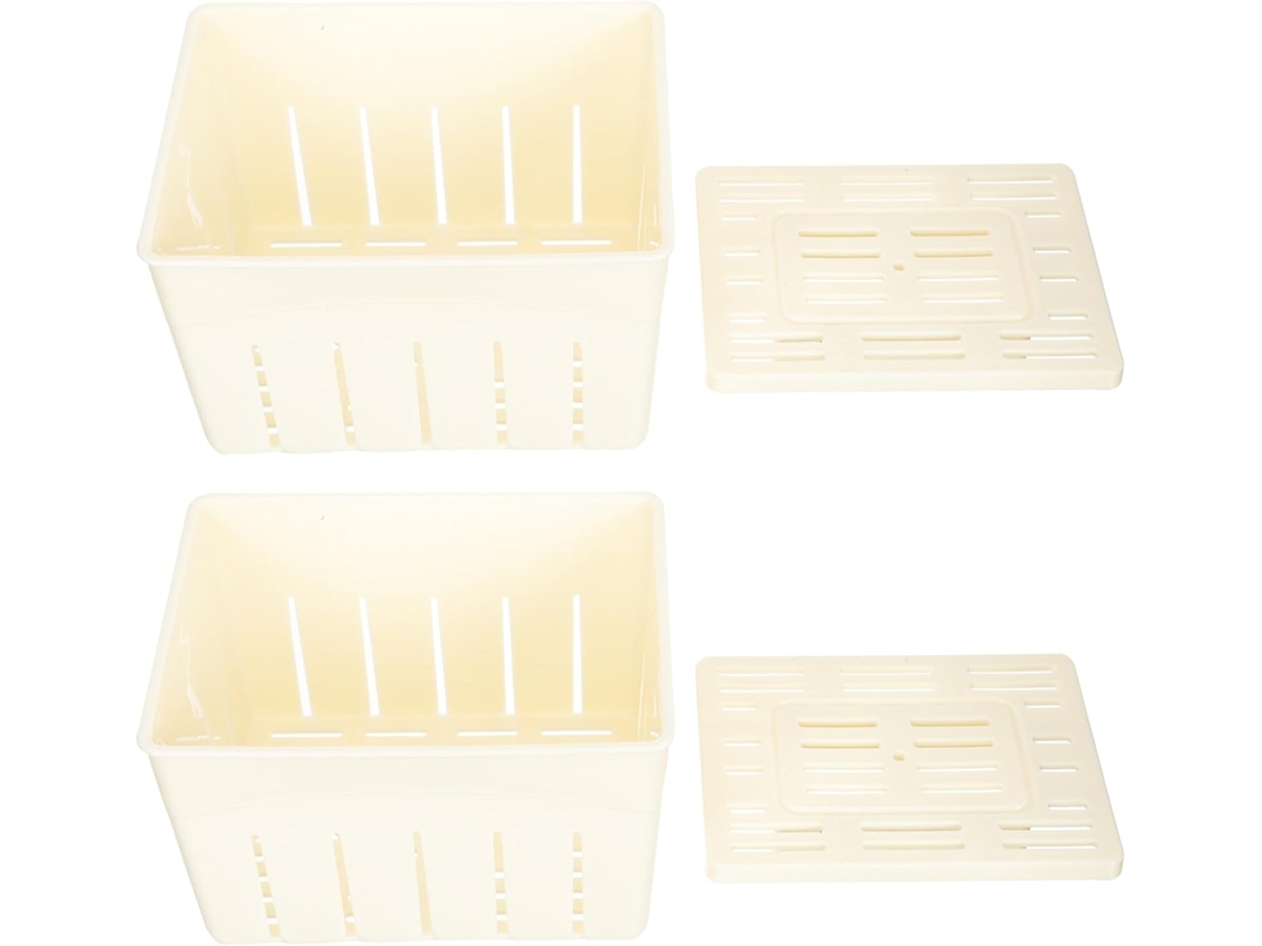 Conjunto De 2, Conjunto De 2 Formas De Plástico Para Tofu.