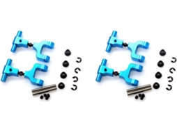 Conjunto de 4 braços oscilantes traseiros SFUSHOS em metal para upgrade de carros TT 02