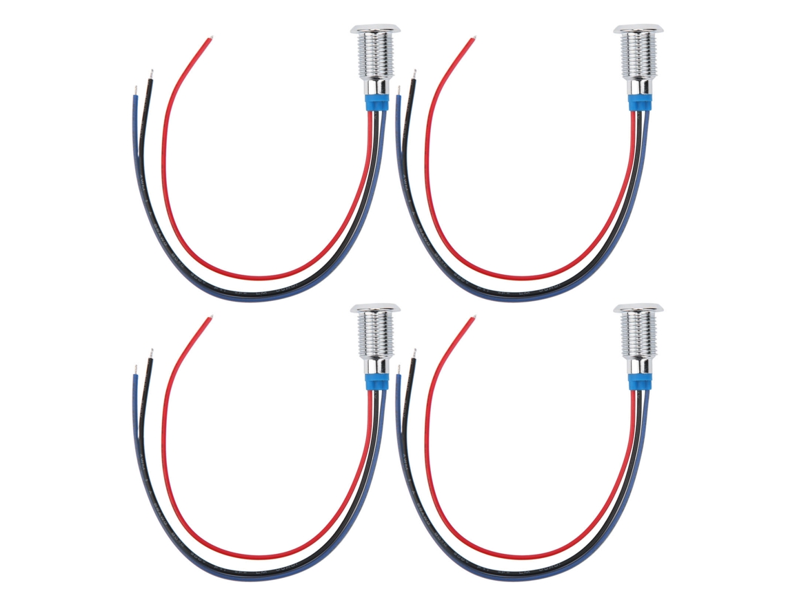 Luzes Led Redondas Pré fios À Prova de Água Poeira