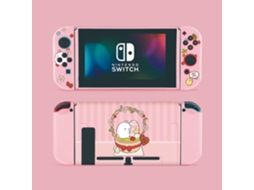 Capa protetora para Switch, capa fina de TPU compatível com o console Nintendo Switch e Joystick da BRILVIBERA