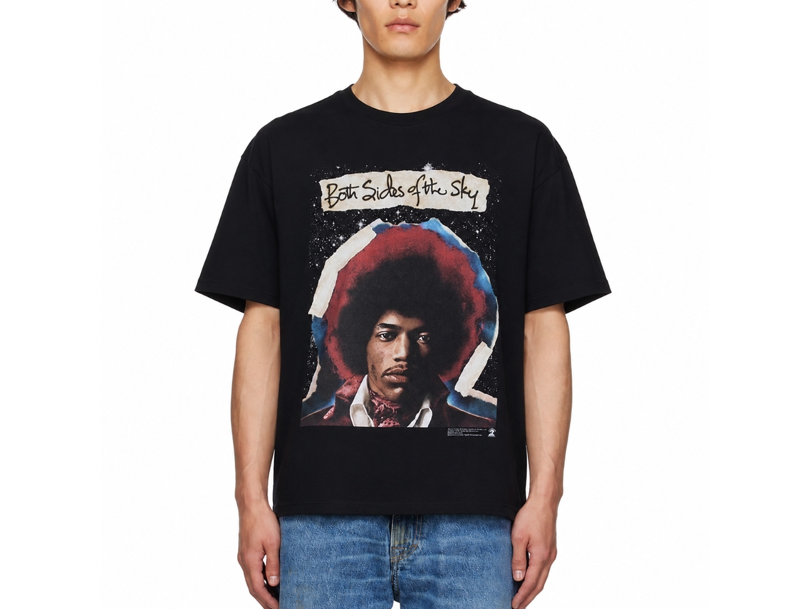 Jimi Hendrix Both Sides T-shirt Unisex Adults Size:xxxl