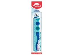 Régua 20cm Kidy Learn Concentration Azul Maped