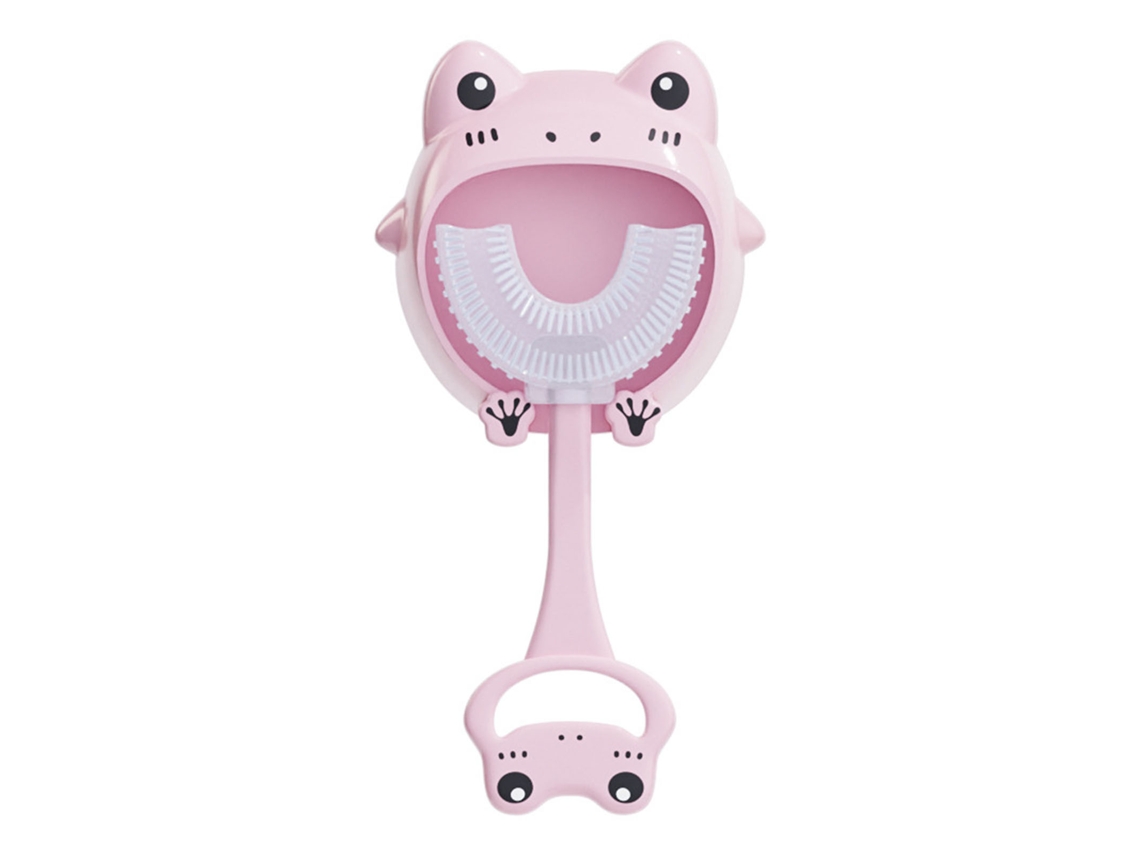 Escova de Dentes U Shape LAXISCREED Infantil Rosa
