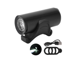 Lurelia Luz De Bicicleta Resistente À Água Recarregável Usb, 1200 Mah, Preto
