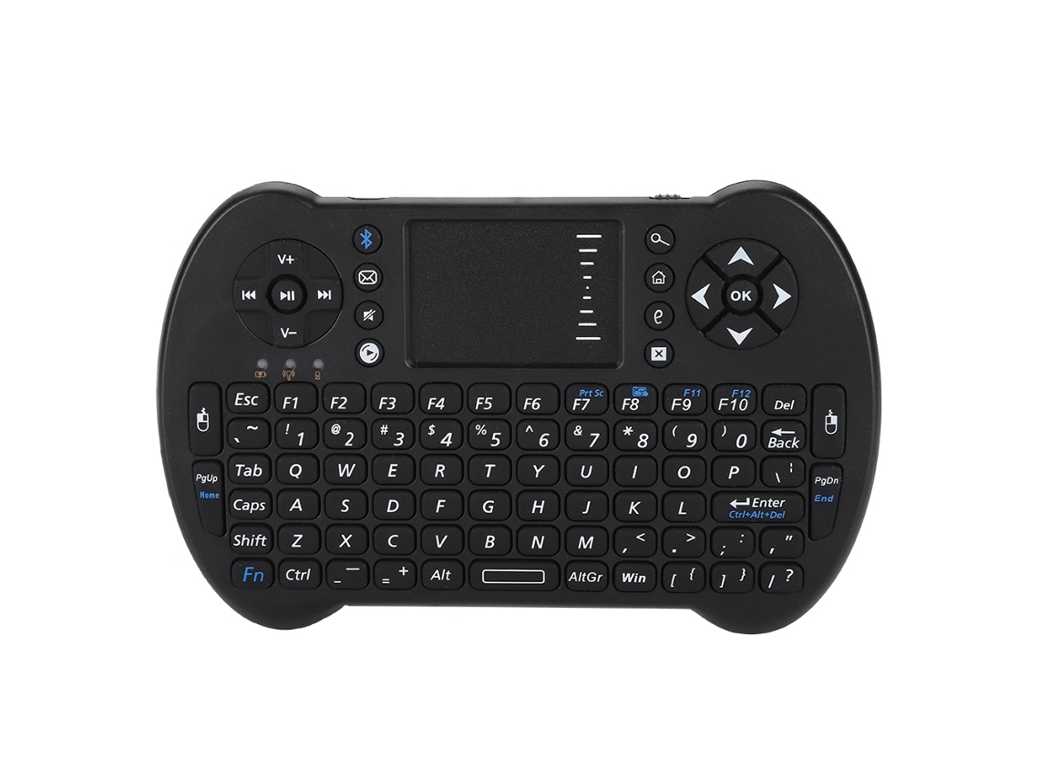 Teclado Com Touchpad Bluetooth Mini De Função Completa Com Resposta Rápida