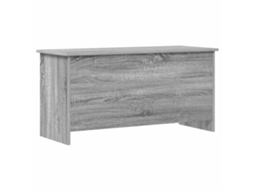 Vidaxl Baú De Armazenamento Sonoma Cinzento 100 X 40 X 50 Cm