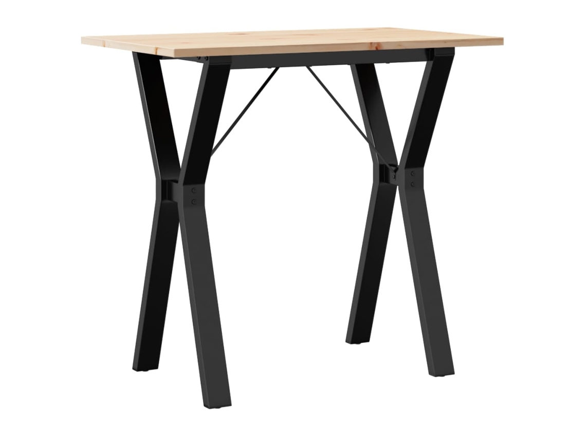 Dining Table, Dining Tables Vidaxl Marrom Madeira De Pinho (80 X 50 X 75 Cm)