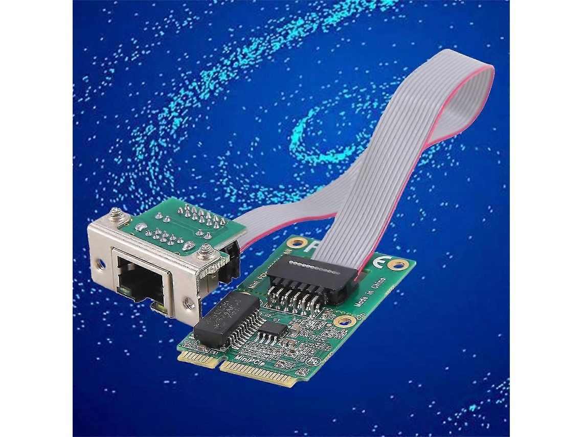 Placa De Rede Mini Pci E Com Pinos Dobrados, Porta Única Gigabit, Para Servidor, Chip I210at, Placa De Rede Ethernet Gbe Rj45. Aquaforge